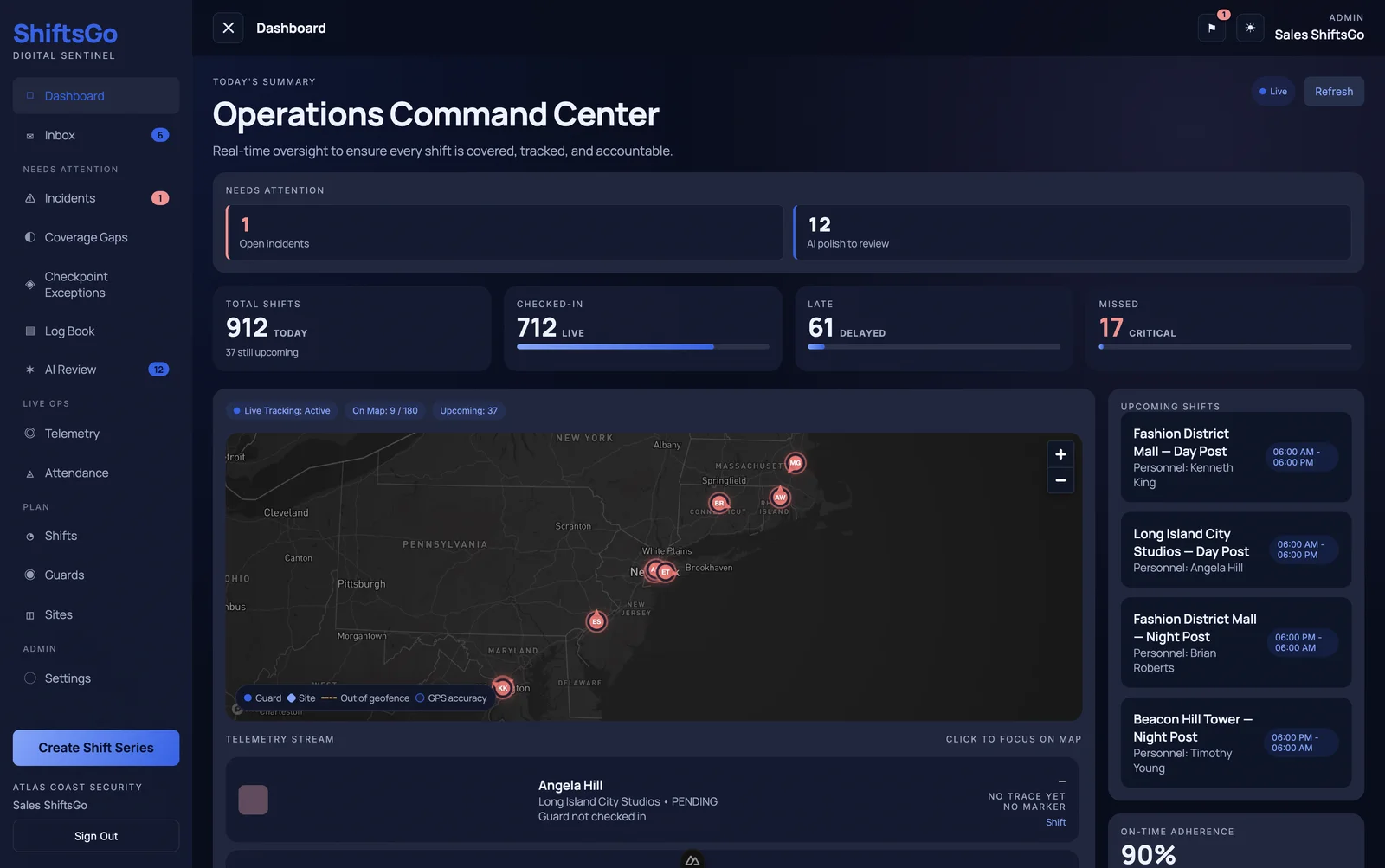 ShiftsGo Operations plan artwork